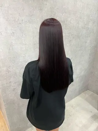 ロング カラー 中島 日菜のヘアスタイル