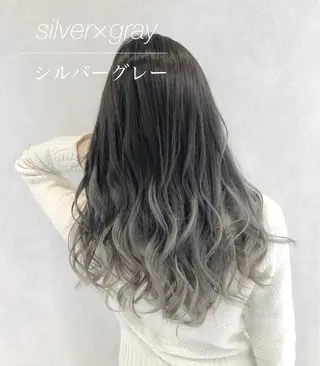 ロング カラー シールエクステ/渋谷 /ギャル/LIALAのヘアスタイル