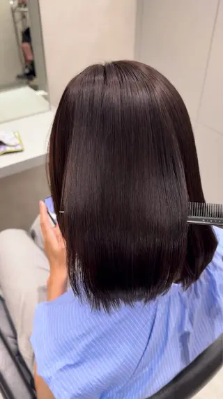 ミディアム モデル募集中/西梅田 mizuki🍒のヘアスタイル