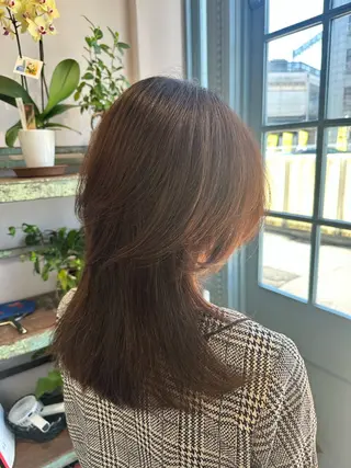 ロング Yoshida Yukoのヘアスタイル