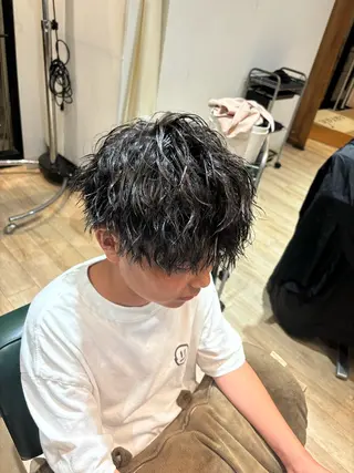 パーマ メンズ ゲーマー美容師たがみ 🎮【メンズ特化】のヘアスタイル