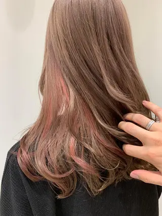 ロング カラー Le'a渋谷所属・インナーエクステ渋谷 🦋KAJIのヘアスタイル