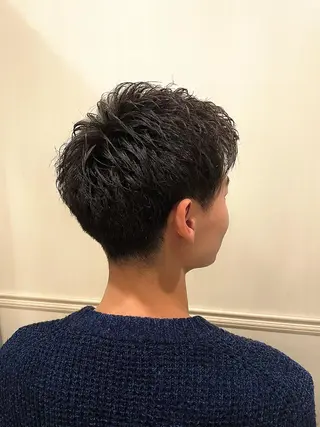 パーマ メンズ Graceful BarBer platinum所属・無料メンズカット💈 遠山泰輝のヘアスタイル