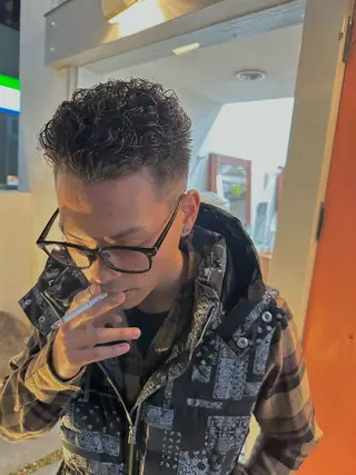 ショート パーマ メンズ KAKERU/ボブ/ ショート/パーマ🌱のヘアスタイル