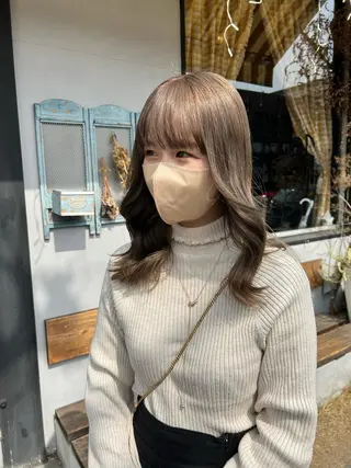 ミディアム 問屋町chapter 日笠快生のヘアスタイル