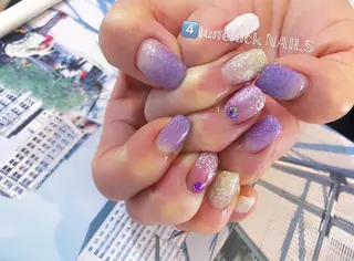 ネイル 4tunekick NAILS(フォーチュンキックネイルズ)所属・光森 淳子のネイルデザイン