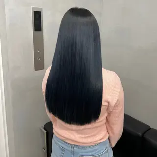 ロング カラー navile 銀座 角田 龍太のヘアスタイル