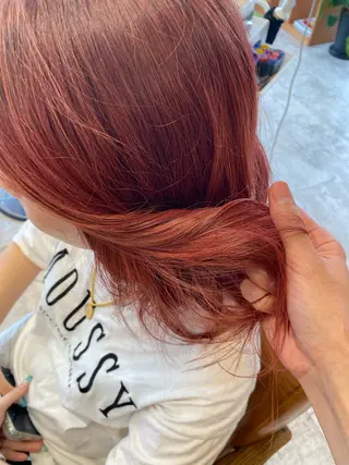 ロング カラー 田崎 暁大のヘアスタイル