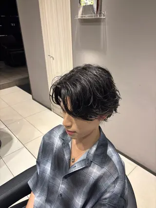 パーマ メンズ 関内/メンズ専門/ パーマ推し/菊池蒼大のヘアスタイル