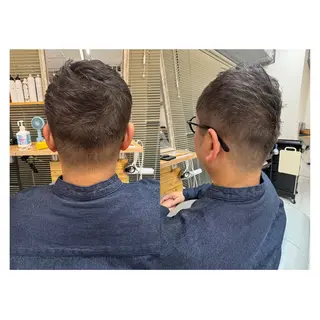 ショート レイヤーカット・ 縮毛矯正 星野のヘアスタイル