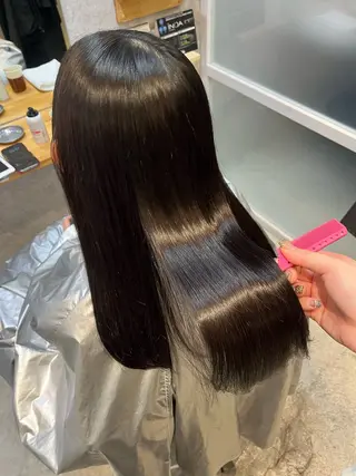 ロング DEFI所属・ブリーチ／ヘアメ募集 ʟᴇɪ.れいのヘアスタイル