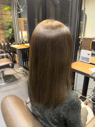 セミロング カラー MINX似合わせボブ 髪質改善/岩城槙乃介のヘアスタイル