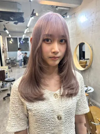 セミロング SALT WATER  恵比寿所属・SALTWATER AYARIのヘアスタイル