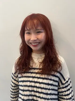 カラー the hinc所属・miyu /大阪 /レイヤーカットのヘアスタイル