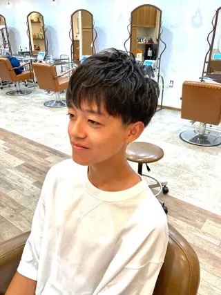 ショート メンズ カット特化型 美容師/栗本のヘアスタイル