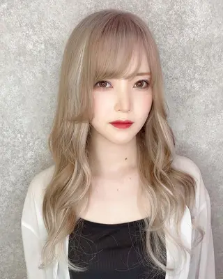 ロング カラー UNDER vr 【アンダーバー】のヘアスタイル