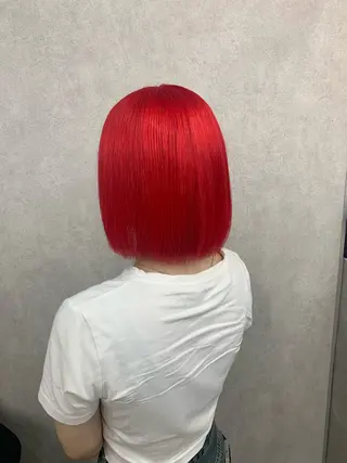 ミディアム カラー ハイトーン・ブリーチ ムラ修正　八須　錬のヘアスタイル