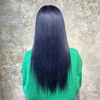 ロング カラー 編み込みエクステ/ ハイトーン りょすけのヘアスタイル