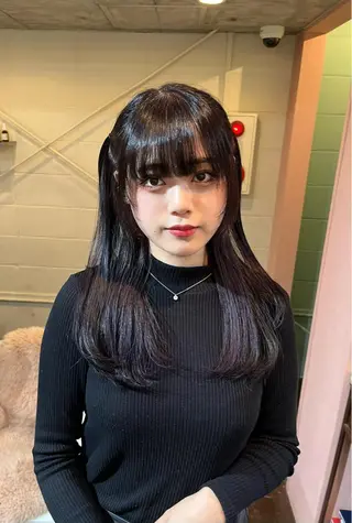 ロング chikashitsu所属・Junmi/ﾁｶｼﾂ /堀江のヘアスタイル