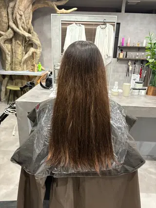 カラー 新堀 紗凪のヘアスタイル