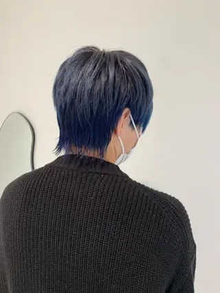 ショート カラー メンズ 🐺青木光太朗 ウルフ/レイヤー🐺のヘアスタイル
