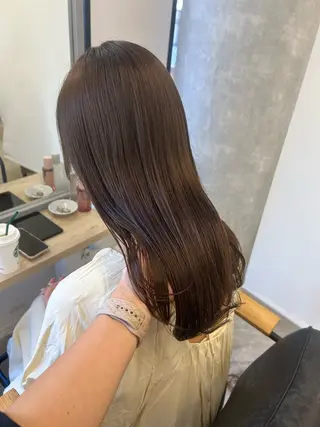 ロング カラー otoha✳︎ くすみカラーのヘアスタイル
