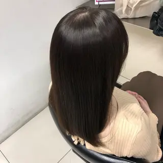 ロング カラー まつ毛/アイブロウ /髪質改善カラーのヘアスタイル