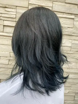 セミロング 😺ヒアリング 重視😺小川のヘアスタイル