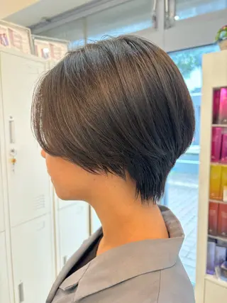 ショート ROMMY.所属・大木 華のヘアスタイル