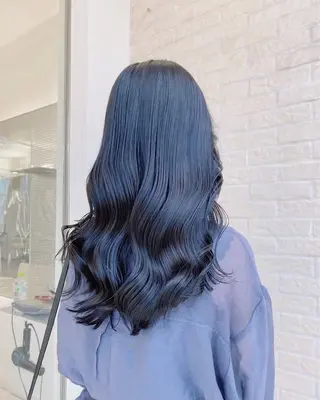 ロング カラー 艶カラー🖤 れいな🖤のヘアスタイル