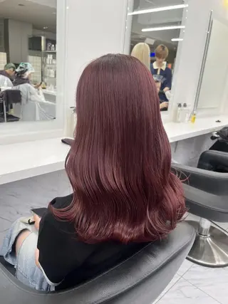 カラー 夏の暖色カラー💞 渋谷FRUITSのヘアスタイル
