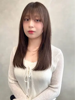 セミロング カラー TLUUS/🫧髪質 改善🫧至佑のヘアスタイル