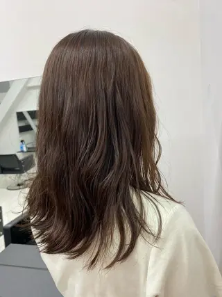 ロング カラー ハイレイヤー/顔周り /レイヤーカットのヘアスタイル
