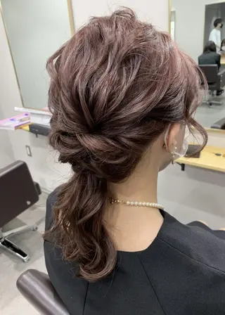 ミディアム ヘアアレンジ 🫧【公式】 Lig.横浜🫧のヘアスタイル