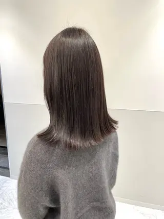 ミディアム カラー GPIP 近藤沙樹のヘアスタイル
