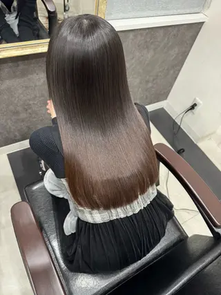セミロング パーマ Lovestasy 京都河原町店のヘアスタイル