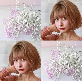 ショート 髪質改善 カラーJILLのヘアスタイル