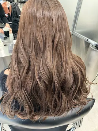 ロング カラー GOTODAY シェアサロン梅田NU茶屋町店所属・髪質改善/艶カラー 縮毛矯正/みほのヘアスタイル