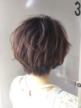 ショート カラー 新宿/髪質改善/ 美髪矯正✨浅江通友のヘアスタイル