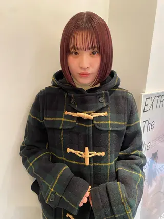 ショート カラー riria/ボブ /ブラウンカラー🎀のヘアスタイル