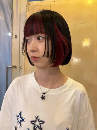 ショート sea's所属・平果帆/レイヤー /矢場町/ブリーチのヘアスタイル