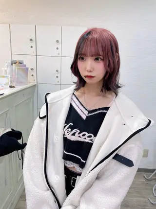 ミディアム カラー inq栄所属・【栄inq】古川 想奈のヘアスタイル