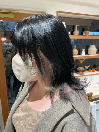 ミディアム 暖色/ハイトーン 🎀mizukiのヘアスタイル