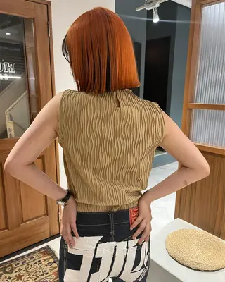 ミディアム カラー 【代表】 辻龍樹のヘアスタイル