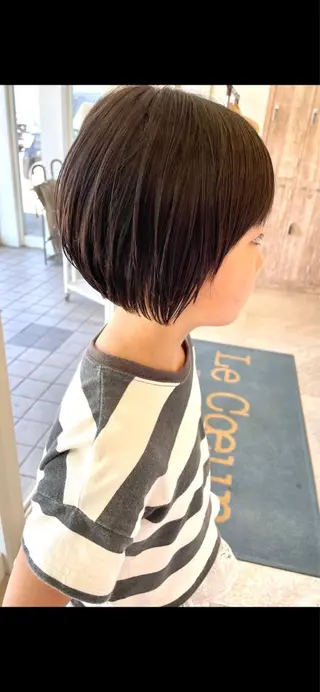 ショート キッズ 安田 美由紀のヘアスタイル