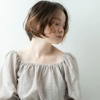 ショート カラー justbeauty CiNQのヘアスタイル