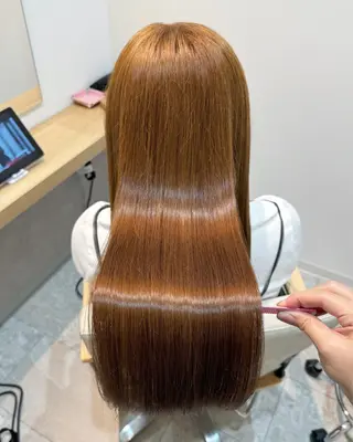 ロング カラー ブリーチなしWカラー ヘアセット🎀はるかのヘアスタイル