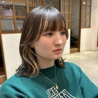 ミディアム レイヤー/顔まわり /亀戸錦糸町/なつきのヘアスタイル