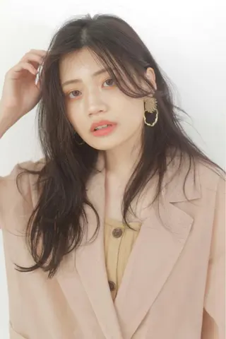 ロング 🍒serika 暖色カラー 🍒のヘアスタイル