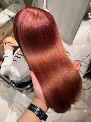 ロング カラー 髪質改善・美髪矯正 ケアカラーGAOのヘアスタイル